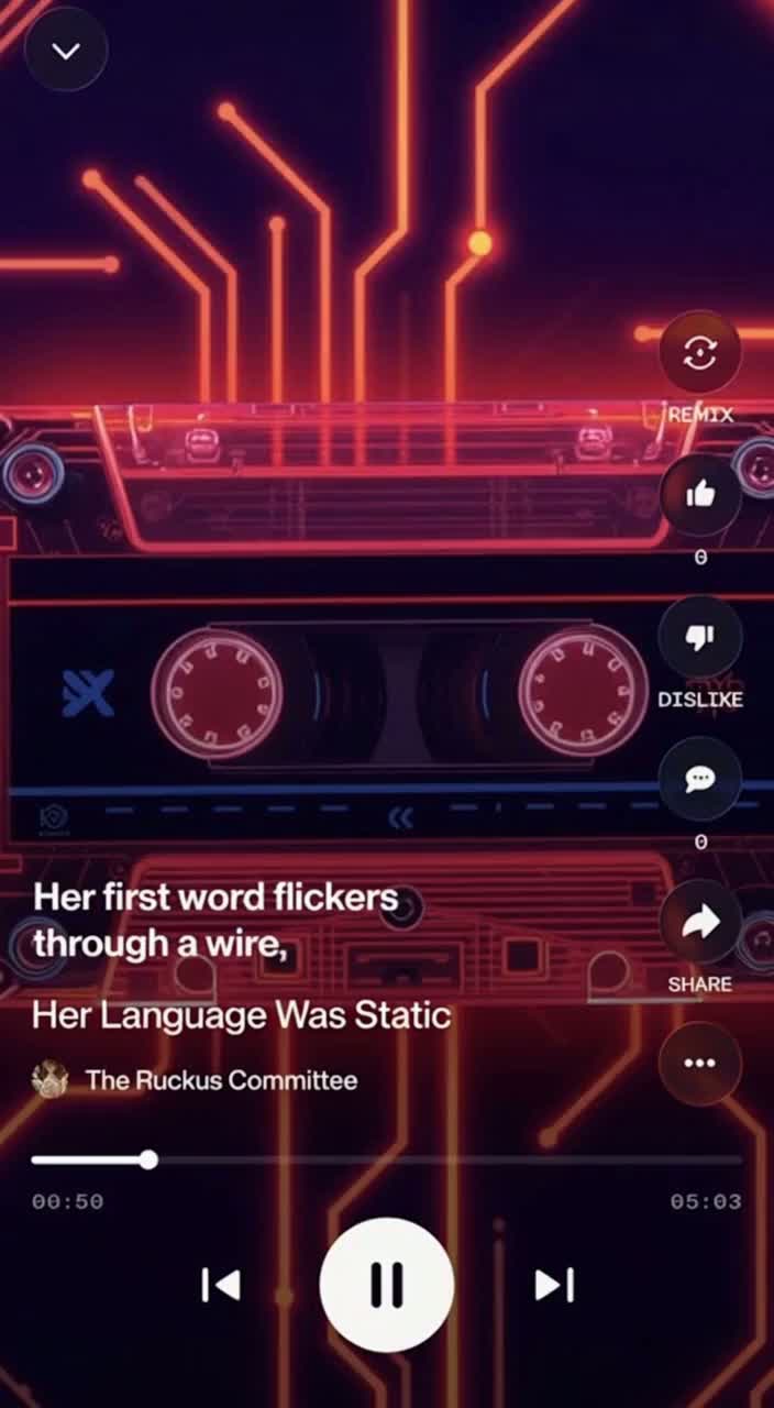 Her Language Was Static